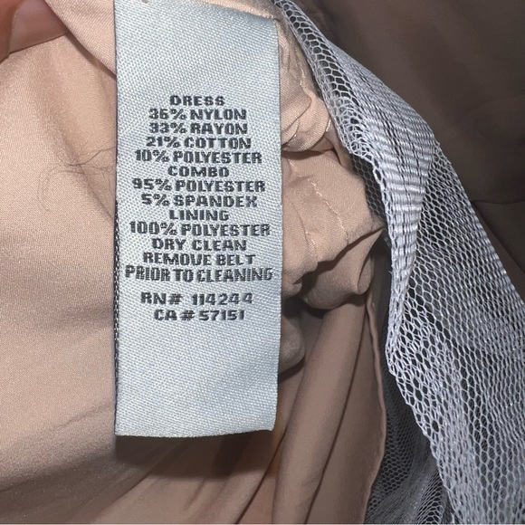 Eliza J Cream & Black Lace Cocktail Dress with Pockets Size 4 - Picture 12 of 15